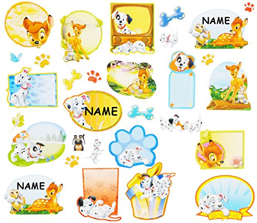 alles-meine.de GmbH 30 STK. Sticker für Hefte - Heftetiketten - Tiere - Bambi & 101 Dalmatiner - Etiketten Aufkleber Heft - Namenssticker/Namensetiketten - Name Schulhefte .. alles-meine.de GmbH 30 STK. Sticker für Hefte - Heftetiketten - Tiere - Bambi & 101 Dalmatiner - Etiketten Aufkleber Heft - Namenssticker/Namensetiketten - Name Schulhefte .. von alles-meine.de GmbH