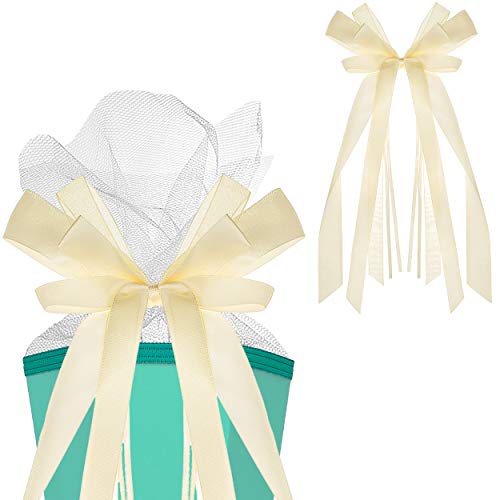 alles-meine.de GmbH 3D Schleife Farbwahl Junge & Mädchen - 30 cm lang u. 15 cm breit - mit edlen Satin Bändern + Tüllband - für Geschenk und Zuckertüte Schultüte - Geschenkba.. von alles-meine.de GmbH