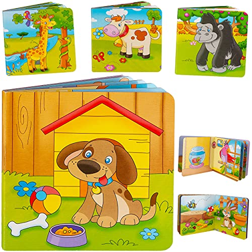 alles-meine.de GmbH 4 Stück Pappbilderbücher Motivwahl Baby - Bilderbuch - Haustiere/Bauernhof & Zootiere - erstes Buch - für Babys und Kinder - Pappbuch - 6 Monate 1 Jah.. alles-meine.de GmbH 4 Stück Pappbilderbücher Motivwahl Baby - Bilderbuch - Haustiere/Bauernhof & Zootiere - erstes Buch - für Babys und Kinder - Pappbuch - 6 Monate 1 Jah.. von alles-meine.de GmbH