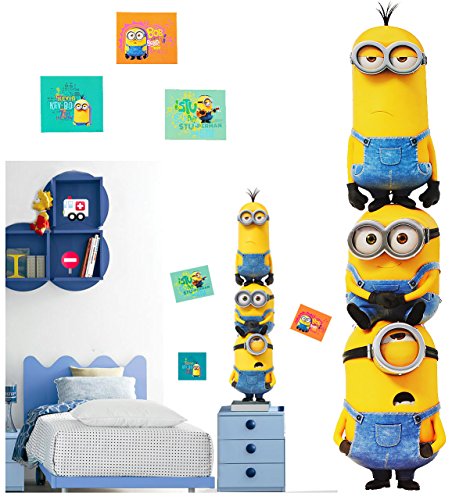 alles-meine.de GmbH 4 Stück: große Wandsticker - Minnion - Ich einfach unverbesserlich/lustiger Stapel - selbstklebend + wiederverwendbar - Aufkleber für Kinderzimmer - W.. alles-meine.de GmbH 4 Stück: große Wandsticker - Minnion - Ich einfach unverbesserlich/lustiger Stapel - selbstklebend + wiederverwendbar - Aufkleber für Kinderzimmer - W.. von alles-meine.de GmbH