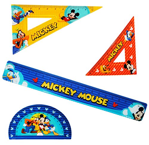 alles-meine.de GmbH 4 TLG. Set - Lineal & Geodreieck & Winkellineal - Mickey Maus - Kinder - Schreibset/Geometrie für die Schule - Vorschule/Kinderlineal - Lineale - Schu.. alles-meine.de GmbH 4 TLG. Set - Lineal & Geodreieck & Winkellineal - Mickey Maus - Kinder - Schreibset/Geometrie für die Schule - Vorschule/Kinderlineal - Lineale - Schu.. von alles-meine.de GmbH