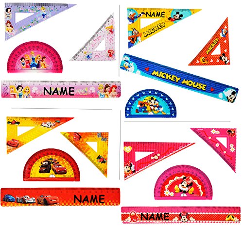 alles-meine.de GmbH 4 TLG. Set - Lineal & Geodreieck & Winkellineal - Minnie Maus/Princess - incl. Name - Kinder - Schreibset/Geometrie für die Schule - Vorschule/Kinde.. alles-meine.de GmbH 4 TLG. Set - Lineal & Geodreieck & Winkellineal - Minnie Maus/Princess - incl. Name - Kinder - Schreibset/Geometrie für die Schule - Vorschule/Kinde.. von alles-meine.de GmbH