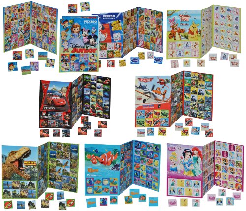alles-meine.de GmbH 4 TLG. XXL Set: Gedächtnis Spiel - z.B. Prinzessinnen Cars Dinosaurier Planes Mickey Mouse - zum Ausschneiden - für Mädchen Jungen Bastelset Memo Spiel Gedäch.. von alles-meine.de GmbH