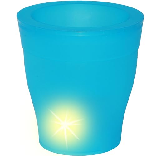 alles-meine.de GmbH 5 Stück LED LICHT - Design - Blumentöpfe/Pflanzkübel - NEON/blau - 20 cm Gross - Batterie betrieben - Dekolicht - Leuchtkübel - ohne Kabel - kabello.. alles-meine.de GmbH 5 Stück LED LICHT - Design - Blumentöpfe/Pflanzkübel - NEON/blau - 20 cm Gross - Batterie betrieben - Dekolicht - Leuchtkübel - ohne Kabel - kabello.. von alles-meine.de GmbH