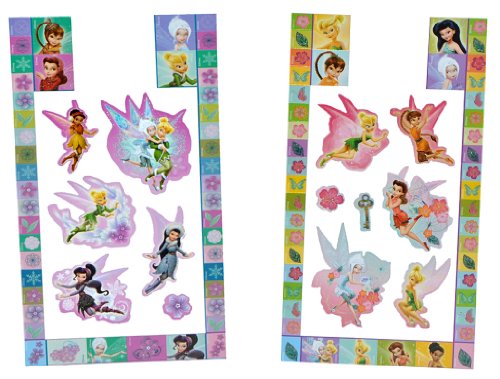 52 TLG. Set Sticker/Aufkleber - Disney Fairies Tinkerbell - selbstklebend für Kinder Fairy Feen von alles-meine.de GmbH