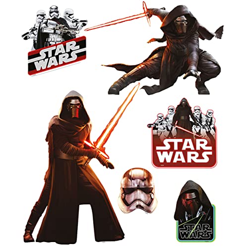 alles-meine.de GmbH 6 TLG. Set Wandtattoo/Sticker Star War - Wandsticker - Aufkleber für Kinderzimmer - selbstklebend + wiederverwendbar - Kylon Ren/Darth Vader - LUK.. alles-meine.de GmbH 6 TLG. Set Wandtattoo/Sticker Star War - Wandsticker - Aufkleber für Kinderzimmer - selbstklebend + wiederverwendbar - Kylon Ren/Darth Vader - LUK.. von alles-meine.de GmbH