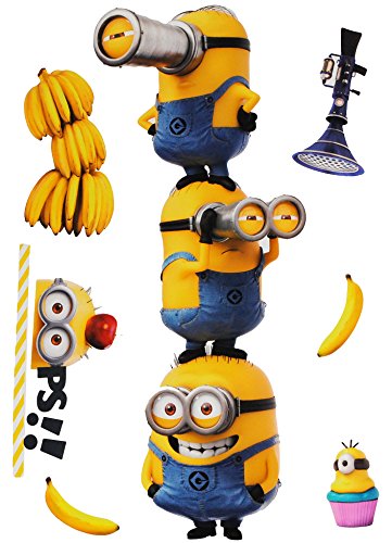 alles-meine.de GmbH 7 TLG. Set Fensterbilder - Minions - Ich einfach unverbesserlich - Sticker Fenstersticker Aufkleber - selbstklebend + wiederverwendbar - Fensterbild/z.. von alles-meine.de GmbH