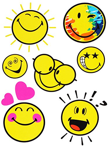 alles-meine.de GmbH 7 TLG. Set Fensterbilder - Smiley World/Smilie - Sticker Fenstersticker Aufkleber - statisch haftend/selbstklebend + wiederverwendbar - Fensterbild .. alles-meine.de GmbH 7 TLG. Set Fensterbilder - Smiley World/Smilie - Sticker Fenstersticker Aufkleber - statisch haftend/selbstklebend + wiederverwendbar - Fensterbild .. von alles-meine.de GmbH