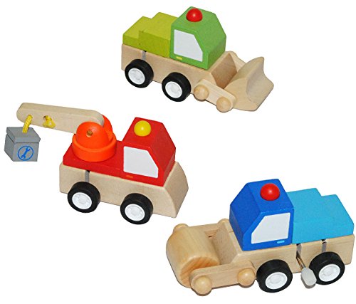 alles-meine.de GmbH 9 STK. Aufziehauto aus Holz - Auto zum Aufziehen und Fahren - Holzauto Autos Kipper Bagger LKW Kran - Aufziehfahrzeug/Fahrzeug - für Kinder alles-meine.de GmbH 9 STK. Aufziehauto aus Holz - Auto zum Aufziehen und Fahren - Holzauto Autos Kipper Bagger LKW Kran - Aufziehfahrzeug/Fahrzeug - für Kinder von alles-meine.de GmbH