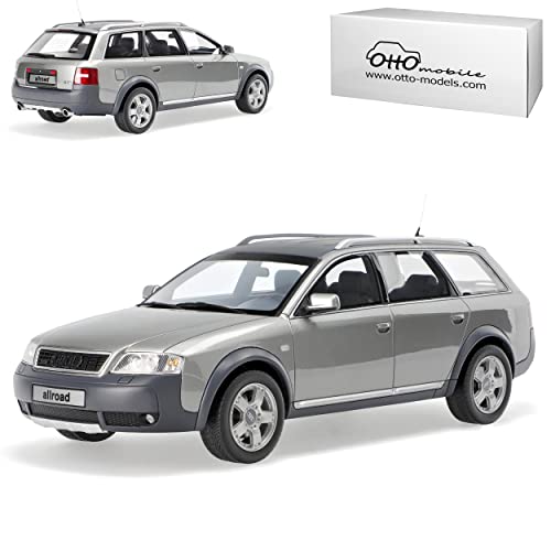 alles-meine.de GmbH A*U*D*I A6 C5 Allroad Quattro Avant Grau 1997-2005 Nr 363 1/18 Otto Mobile Modell Auto mit individiuellem Wunschkennzeichen von alles-meine.de GmbH