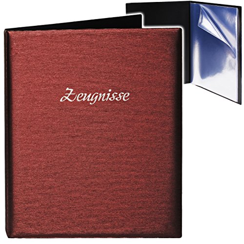 alles-meine.de GmbH A4 - Zeugnismappe/Dokumentenmappe - Zeugnisse 3D Metallic Effekt - rot/Bordeaux - GEBUNDEN mit 20 festen Seiten- A 4 - Zeugnisbuch - Softcover -.. alles-meine.de GmbH A4 - Zeugnismappe/Dokumentenmappe - Zeugnisse 3D Metallic Effekt - rot/Bordeaux - GEBUNDEN mit 20 festen Seiten- A 4 - Zeugnisbuch - Softcover -.. von alles-meine.de GmbH