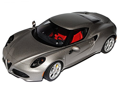 alles-meine.de GmbH Alfa Romeo 4C Metallic Grau Coupe Ab 2013 70187 1/18 AutoArt Modell Auto mit individiuellem Wunschkennzeichen von alles-meine.de GmbH
