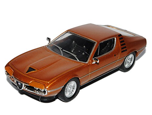 alles-meine.de GmbH Alfa Romeo Montreal Coupe Braun Gold Metallic 1/43 Modellcarsonline Modell Auto mit individiuellem Wunschkennzeichen von alles-meine.de GmbH