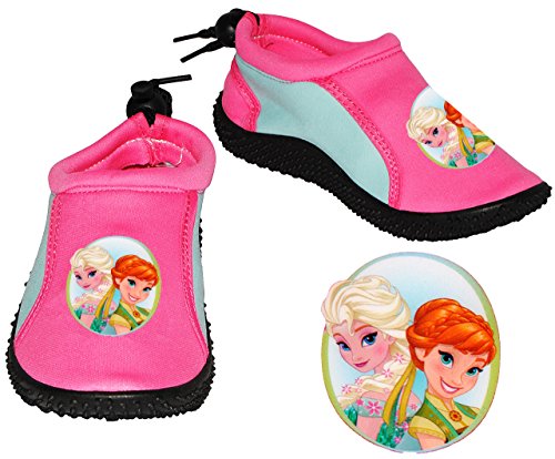 alles-meine.de GmbH Aquaschuhe/Schwimmschuhe - Anti Rutsch Sohle - Gr. 32/33 - " die Eiskönigin - Frozen - rutschfeste & verstellbare NEOPREN Schuhe Schuh/Badeschuhe mit P.. von alles-meine.de GmbH