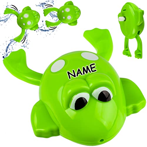 alles-meine.de GmbH Aufziehtier/Badewannenspielzeug - Frosch - inkl. Name - zum Aufziehen - schwimmt selbst im Wasser - Schwimmtier/aufziehen - für Badewanne/Badespielzeug .. alles-meine.de GmbH Aufziehtier/Badewannenspielzeug - Frosch - inkl. Name - zum Aufziehen - schwimmt selbst im Wasser - Schwimmtier/aufziehen - für Badewanne/Badespielzeug .. von alles-meine.de GmbH