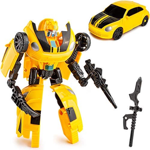 alles-meine.de GmbH Auto - Transformer - Roboter - Modellwahl - zum Umbauen/Bauen + Konstruieren - 17 cm - gelb & schwarz - Spielzeugtransformer - Roboterauto umbaubar - für Ki.. alles-meine.de GmbH Auto - Transformer - Roboter - Modellwahl - zum Umbauen/Bauen + Konstruieren - 17 cm - gelb & schwarz - Spielzeugtransformer - Roboterauto umbaubar - für Ki.. von alles-meine.de GmbH