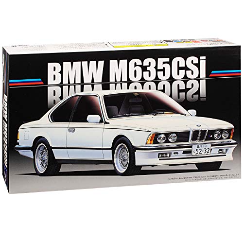 alles-meine.de GmbH B*M*W 6er 635 CSI E24 Coupe Weiss 1975-1989 Kit Bausatz 1/24 Fujimi Modell Auto mit individiuellem Wunschkennzeichen von alles-meine.de GmbH