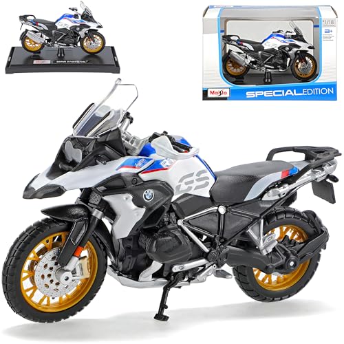 alles-meine.de GmbH B*M*W R1250 GS Weiss Ab 2018 mit Sockel 1/18 Modell Motorrad mit individiuellem Wunschkennzeichen alles-meine.de GmbH B*M*W R1250 GS Weiss Ab 2018 mit Sockel 1/18 Modell Motorrad mit individiuellem Wunschkennzeichen von alles-meine.de GmbH