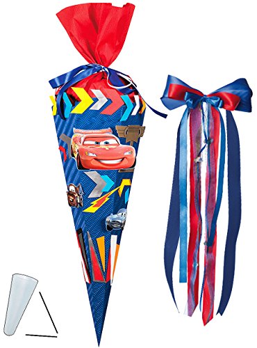 alles-meine.de GmbH BASTELSET Schultüte - Cars - Lightning McQueen - 50 cm - incl. großer Schleife - mit/ohne Kunststoff Spitze - Zuckertüte - Set zum selber Basteln - 6 ec.. alles-meine.de GmbH BASTELSET Schultüte - Cars - Lightning McQueen - 50 cm - incl. großer Schleife - mit/ohne Kunststoff Spitze - Zuckertüte - Set zum selber Basteln - 6 ec.. von alles-meine.de GmbH
