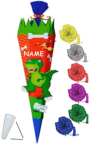 alles-meine.de GmbH BASTELSET Schultüte - Dinosaurier - Dino - 85 cm - incl. Schleife + Name - mit/ohne Kunststoff Spitze - Zuckertüte - Set zum selber Basteln - 6 eckig / .. alles-meine.de GmbH BASTELSET Schultüte - Dinosaurier - Dino - 85 cm - incl. Schleife + Name - mit/ohne Kunststoff Spitze - Zuckertüte - Set zum selber Basteln - 6 eckig / .. von alles-meine.de GmbH