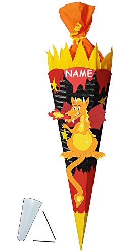 alles-meine.de GmbH BASTELSET Schultüte - Drachen - 85 cm - incl. Namen - mit/ohne Kunststoff Spitze - Zuckertüte zum selber Basteln - 6 eckig Jungen Drache Ritter Ritterbu.. alles-meine.de GmbH BASTELSET Schultüte - Drachen - 85 cm - incl. Namen - mit/ohne Kunststoff Spitze - Zuckertüte zum selber Basteln - 6 eckig Jungen Drache Ritter Ritterbu.. von alles-meine.de GmbH