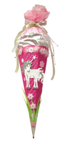 alles-meine.de GmbH BASTELSET Schultüte Einhorn 85 cm - 6 - eckig - mit Holzspitze Zuckertüte - Komplettset für Mädchen alles-meine.de GmbH BASTELSET Schultüte Einhorn 85 cm - 6 - eckig - mit Holzspitze Zuckertüte - Komplettset für Mädchen von alles-meine.de GmbH