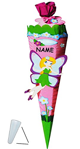 alles-meine.de GmbH BASTELSET Schultüte Elfe & Schmetterling - 85 cm - incl. Namen - mit/ohne Kunststoff Spitze - Zuckertüte zum selber Basteln - 6 eckig/rosa - Mädchen -.. alles-meine.de GmbH BASTELSET Schultüte Elfe & Schmetterling - 85 cm - incl. Namen - mit/ohne Kunststoff Spitze - Zuckertüte zum selber Basteln - 6 eckig/rosa - Mädchen -.. von alles-meine.de GmbH