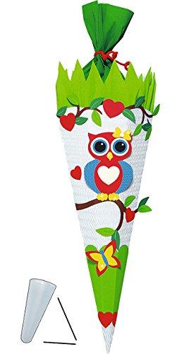 alles-meine.de GmbH BASTELSET Schultüte - Eule auf AST - 85 cm - mit/ohne Kunststoff Spitze - Zuckertüte zum selber Basteln - 6 eckig Mädchen Eulen Vögel Schmetterling Uhu .. alles-meine.de GmbH BASTELSET Schultüte - Eule auf AST - 85 cm - mit/ohne Kunststoff Spitze - Zuckertüte zum selber Basteln - 6 eckig Mädchen Eulen Vögel Schmetterling Uhu .. von alles-meine.de GmbH