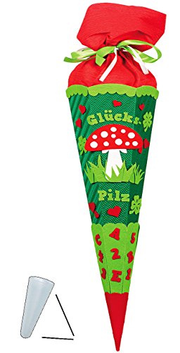 alles-meine.de GmbH BASTELSET - Schultüte - Glückspilz/Pilz - 85 cm - mit/ohne Kunststoff Spitze - Zuckertüte zum selbst Basteln - ALLE Größen - 6 eckig - für Jungen & Mä.. alles-meine.de GmbH BASTELSET - Schultüte - Glückspilz/Pilz - 85 cm - mit/ohne Kunststoff Spitze - Zuckertüte zum selbst Basteln - ALLE Größen - 6 eckig - für Jungen & Mä.. von alles-meine.de GmbH