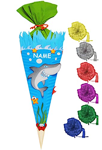 alles-meine.de GmbH BASTELSET Schultüte - Hai Fisch & Unterwasser Welt - 85 cm - incl. Schleife + Name - mit/ohne Kunststoff Spitze - Zuckertüte - Set zum selber Basteln - .. alles-meine.de GmbH BASTELSET Schultüte - Hai Fisch & Unterwasser Welt - 85 cm - incl. Schleife + Name - mit/ohne Kunststoff Spitze - Zuckertüte - Set zum selber Basteln - .. von alles-meine.de GmbH