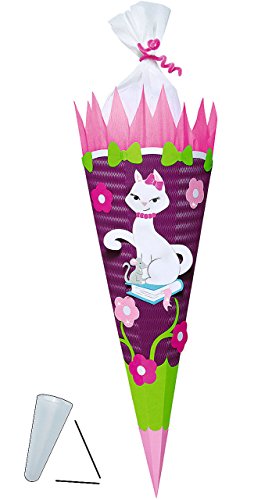 alles-meine.de GmbH BASTELSET Schultüte - Katze mit Blumen - 85 cm - mit/ohne Kunststoff Spitze - Zuckertüte zum selber Basteln - 6 eckig Mädchen Maus Tiere Kätzchen Hausti.. alles-meine.de GmbH BASTELSET Schultüte - Katze mit Blumen - 85 cm - mit/ohne Kunststoff Spitze - Zuckertüte zum selber Basteln - 6 eckig Mädchen Maus Tiere Kätzchen Hausti.. von alles-meine.de GmbH