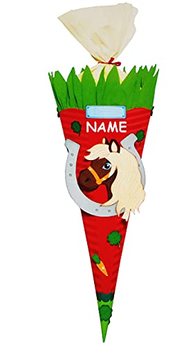 alles-meine.de GmbH BASTELSET Schultüte - Pferd, Pony & Hufeisen - 70/85 cm - incl. Name - mit/ohne Kunststoff Spitze - Zuckertüte - Set zum selber Basteln - 6 eckig/ro.. alles-meine.de GmbH BASTELSET Schultüte - Pferd, Pony & Hufeisen - 70/85 cm - incl. Name - mit/ohne Kunststoff Spitze - Zuckertüte - Set zum selber Basteln - 6 eckig/ro.. von alles-meine.de GmbH
