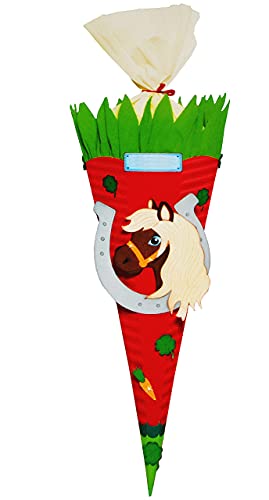 alles-meine.de GmbH BASTELSET Schultüte - Pferd, Pony & Hufeisen - 70/85 cm - mit/ohne Kunststoff Spitze - Zuckertüte - Set zum selber Basteln - 6 eckig/rot - Mädchen &.. alles-meine.de GmbH BASTELSET Schultüte - Pferd, Pony & Hufeisen - 70/85 cm - mit/ohne Kunststoff Spitze - Zuckertüte - Set zum selber Basteln - 6 eckig/rot - Mädchen &.. von alles-meine.de GmbH