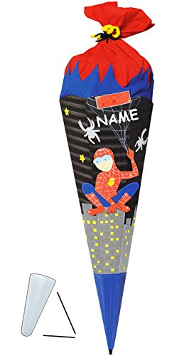 alles-meine.de GmbH BASTELSET Schultüte - Spider Figur - 85 cm - incl. Namen - mit/ohne Kunststoff Spitze - Zuckertüte zum selber Basteln - 6 eckig Jungen Aktion Figur Spin.. alles-meine.de GmbH BASTELSET Schultüte - Spider Figur - 85 cm - incl. Namen - mit/ohne Kunststoff Spitze - Zuckertüte zum selber Basteln - 6 eckig Jungen Aktion Figur Spin.. von alles-meine.de GmbH