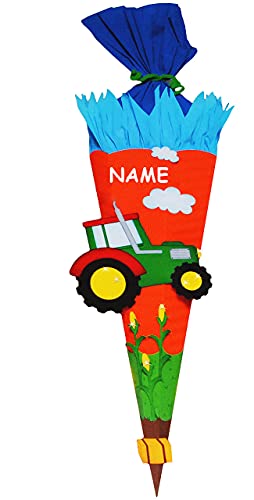 alles-meine.de GmbH BASTELSET Schultüte - Traktor & Bauernhof - 70/85 cm - incl. Name - mit/ohne Kunststoff Spitze - Zuckertüte - Set zum selber Basteln - 6 eckig/Orang.. alles-meine.de GmbH BASTELSET Schultüte - Traktor & Bauernhof - 70/85 cm - incl. Name - mit/ohne Kunststoff Spitze - Zuckertüte - Set zum selber Basteln - 6 eckig/Orang.. von alles-meine.de GmbH