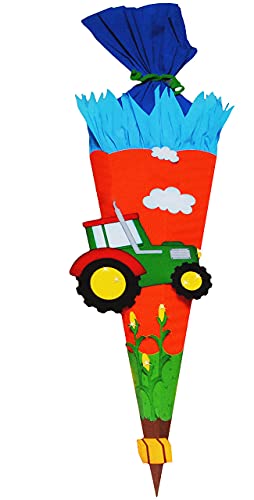 alles-meine.de GmbH BASTELSET Schultüte - Traktor & Bauernhof - 70/85 cm - mit/ohne Kunststoff Spitze - Zuckertüte - Set zum selber Basteln - 6 eckig/orange - Jungen - .. alles-meine.de GmbH BASTELSET Schultüte - Traktor & Bauernhof - 70/85 cm - mit/ohne Kunststoff Spitze - Zuckertüte - Set zum selber Basteln - 6 eckig/orange - Jungen - .. von alles-meine.de GmbH