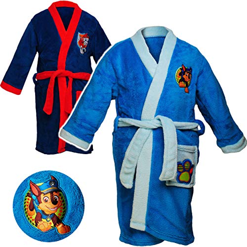 alles-meine.de GmbH Bademantel/Morgenmantel - Paw Patrool - Hunde - 1 bis 2 Jahre/Gr. 86-92 - Fleece - Frottee - flauschig Microfleece/Mikrofaser - für Kinder/Jungen .. von alles-meine.de GmbH