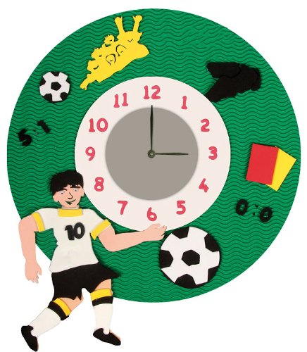 alles-meine.de GmbH Bastelset 3-D Uhr/elektrische Wanduhr - Foto Fußball Sport grün - Kinderzimmer Kinderuhr Uhren Komplett Set alles-meine.de GmbH Bastelset 3-D Uhr/elektrische Wanduhr - Foto Fußball Sport grün - Kinderzimmer Kinderuhr Uhren Komplett Set von alles-meine.de GmbH