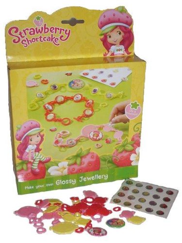 alles-meine.de GmbH Bastelset - Emily Erdbeer - Kinderschmuck - Erdbeer Strawberry Bastelset Schmuck Armbänder basteln Kinderland - für Mädchen von alles-meine.de GmbH
