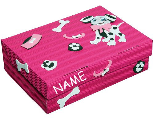 alles-meine.de GmbH Bastelset Schulbox/Kreativbox - incl. Name - Dalmatiner Hund Mädchen rosa pink - Schule Basteln Malbox für Kinder/Zeichenbox Schachtel/Spielzeugkiste / .. alles-meine.de GmbH Bastelset Schulbox/Kreativbox - incl. Name - Dalmatiner Hund Mädchen rosa pink - Schule Basteln Malbox für Kinder/Zeichenbox Schachtel/Spielzeugkiste / .. von alles-meine.de GmbH