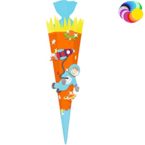 alles-meine.de GmbH Bastelset - Schultüte Farbe & Größe wählbar 70/85 / 100 cm - Astronaut & Rakete - Farbe frei wählbar - Bastelschultüte - Zuckertüte zum selber Basteln B.. alles-meine.de GmbH Bastelset - Schultüte Farbe & Größe wählbar 70/85 / 100 cm - Astronaut & Rakete - Farbe frei wählbar - Bastelschultüte - Zuckertüte zum selber Basteln B.. von alles-meine.de GmbH