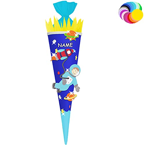 alles-meine.de GmbH Bastelset - Schultüte Farbe & Größe wählbar 70/85 / 100 cm - Astronaut & Rakete - inkl. Name - Farbe frei wählbar - Bastelschultüte - Zuckertüte zum sel.. alles-meine.de GmbH Bastelset - Schultüte Farbe & Größe wählbar 70/85 / 100 cm - Astronaut & Rakete - inkl. Name - Farbe frei wählbar - Bastelschultüte - Zuckertüte zum sel.. von alles-meine.de GmbH