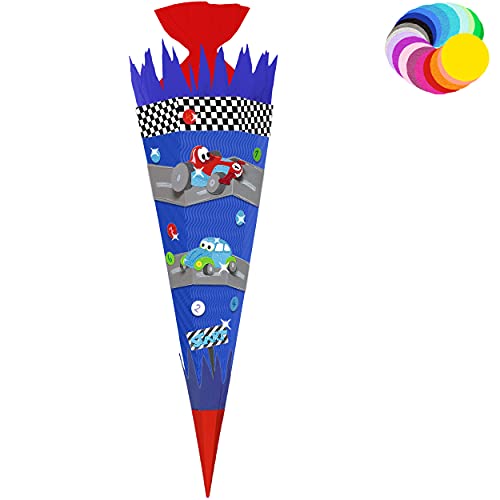 alles-meine.de GmbH Bastelset - Schultüte Farbe & Größe wählbar 70/85 / 100 cm - Auto - Rennwagen - Farbe frei wählbar - Bastelschultüte - Zuckertüte zum selber Basteln Bem.. alles-meine.de GmbH Bastelset - Schultüte Farbe & Größe wählbar 70/85 / 100 cm - Auto - Rennwagen - Farbe frei wählbar - Bastelschultüte - Zuckertüte zum selber Basteln Bem.. von alles-meine.de GmbH