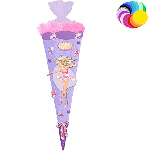 alles-meine.de GmbH Bastelset - Schultüte Farbe & Größe wählbar 70/85 / 100 cm - Ballerina & Tänzerin - Farbe frei wählbar - Bastelschultüte - Zuckertüte zum selber Basteln.. alles-meine.de GmbH Bastelset - Schultüte Farbe & Größe wählbar 70/85 / 100 cm - Ballerina & Tänzerin - Farbe frei wählbar - Bastelschultüte - Zuckertüte zum selber Basteln.. von alles-meine.de GmbH
