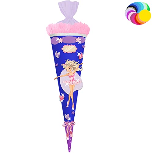 alles-meine.de GmbH Bastelset - Schultüte Farbe & Größe wählbar 70/85 / 100 cm - Ballerina & Tänzerin - Farbe frei wählbar - Bastelschultüte - Zuckertüte zum selber Basteln.. alles-meine.de GmbH Bastelset - Schultüte Farbe & Größe wählbar 70/85 / 100 cm - Ballerina & Tänzerin - Farbe frei wählbar - Bastelschultüte - Zuckertüte zum selber Basteln.. von alles-meine.de GmbH