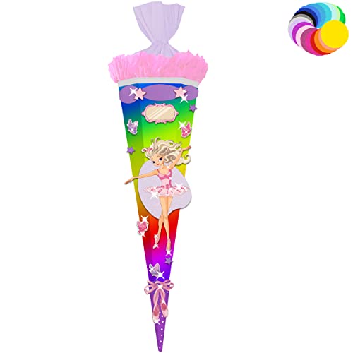 alles-meine.de GmbH Bastelset - Schultüte Farbe & Größe wählbar 70/85 / 100 cm - Ballerina & Tänzerin - Farbe frei wählbar - Bastelschultüte - Zuckertüte zum selber Basteln.. alles-meine.de GmbH Bastelset - Schultüte Farbe & Größe wählbar 70/85 / 100 cm - Ballerina & Tänzerin - Farbe frei wählbar - Bastelschultüte - Zuckertüte zum selber Basteln.. von alles-meine.de GmbH