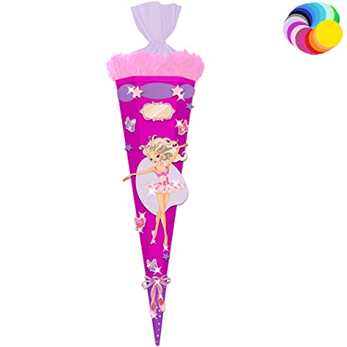 alles-meine.de GmbH Bastelset - Schultüte Farbe & Größe wählbar 70/85 / 100 cm - Ballerina & Tänzerin - Farbe frei wählbar - Bastelschultüte - Zuckertüte zum selber Basteln.. alles-meine.de GmbH Bastelset - Schultüte Farbe & Größe wählbar 70/85 / 100 cm - Ballerina & Tänzerin - Farbe frei wählbar - Bastelschultüte - Zuckertüte zum selber Basteln.. von alles-meine.de GmbH