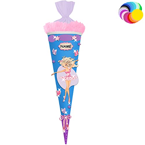 alles-meine.de GmbH Bastelset - Schultüte Farbe & Größe wählbar 70/85 / 100 cm - Ballerina & Tänzerin - inkl. Name - Farbe frei wählbar - Bastelschultüte - Zuckertüte zum s.. alles-meine.de GmbH Bastelset - Schultüte Farbe & Größe wählbar 70/85 / 100 cm - Ballerina & Tänzerin - inkl. Name - Farbe frei wählbar - Bastelschultüte - Zuckertüte zum s.. von alles-meine.de GmbH