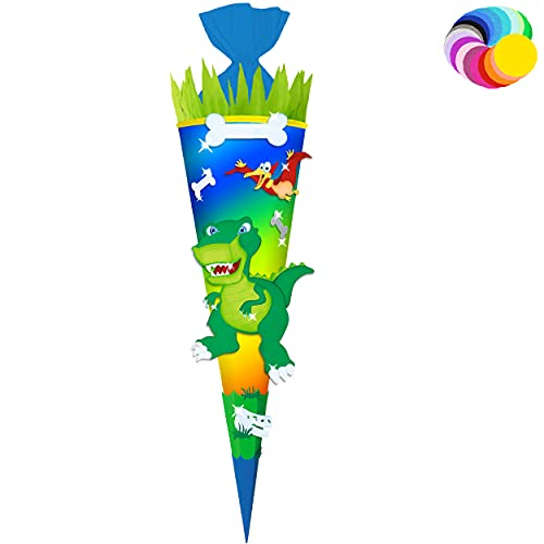 alles-meine.de GmbH Bastelset - Schultüte Farbe & Größe wählbar 70/85 / 100 cm - Dino - Dinosaurier - Farbe frei wählbar - Bastelschultüte - Zuckertüte zum selber Basteln B.. alles-meine.de GmbH Bastelset - Schultüte Farbe & Größe wählbar 70/85 / 100 cm - Dino - Dinosaurier - Farbe frei wählbar - Bastelschultüte - Zuckertüte zum selber Basteln B.. von alles-meine.de GmbH
