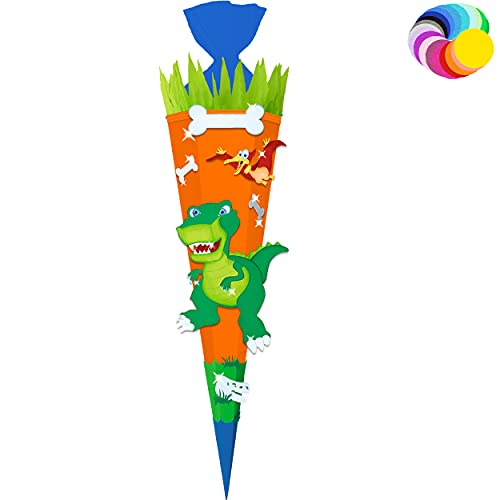 alles-meine.de GmbH Bastelset - Schultüte Farbe & Größe wählbar 70/85 / 100 cm - Dino - Dinosaurier - Farbe frei wählbar - Bastelschultüte - Zuckertüte zum selber Basteln B.. alles-meine.de GmbH Bastelset - Schultüte Farbe & Größe wählbar 70/85 / 100 cm - Dino - Dinosaurier - Farbe frei wählbar - Bastelschultüte - Zuckertüte zum selber Basteln B.. von alles-meine.de GmbH